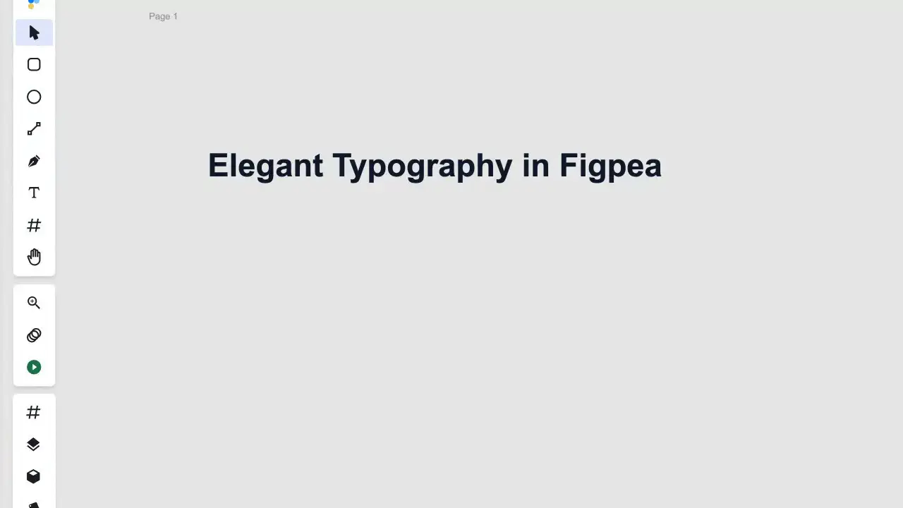 Animated WebP showing figpea.layer.stylePatch updating a text layer's font family to Playfair Display, awaiting font load with waitForIdle, and rendering the typeface on canvas.