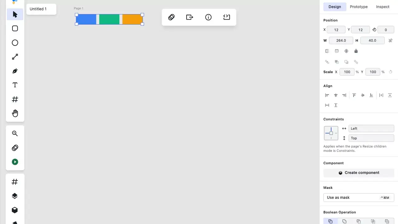 Dragging a child within an auto-layout group; the stack re-orders and re-solves