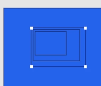 Right-clicking stacked layers and choosing a nested layer from the Select layer submenu selects exactly that layer.