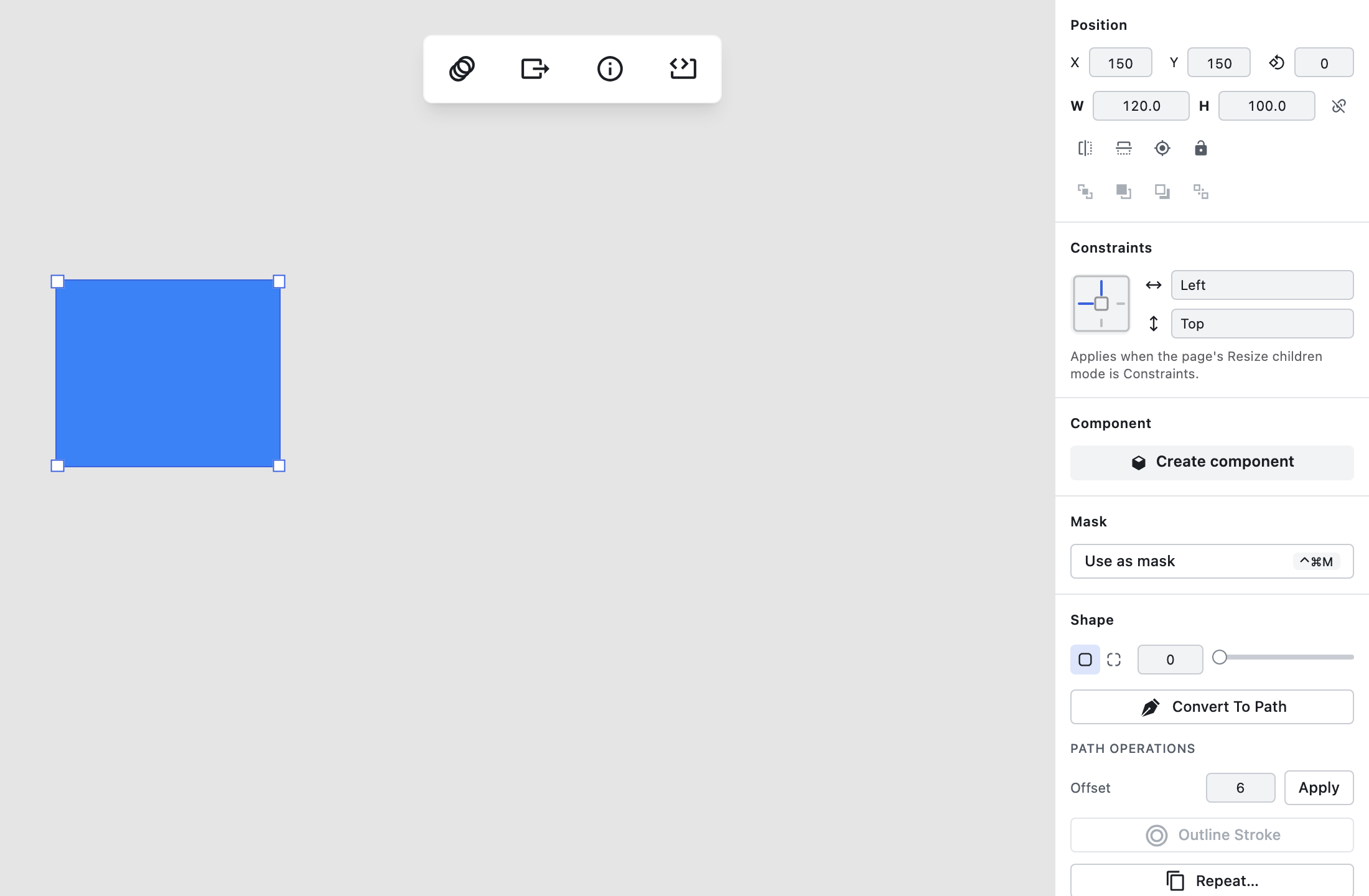 Animated WebP showing a numeric field label being dragged horizontally to scrub its width in Figpea.