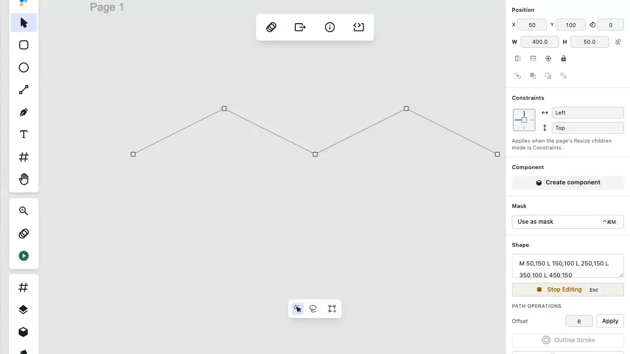 Demonstration of additive lasso anchor selection in Figpea using the Shift key to select multiple point groups.